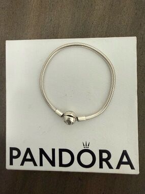 Pandora Sterling Silver Snake Chain Bracelet in Silver
